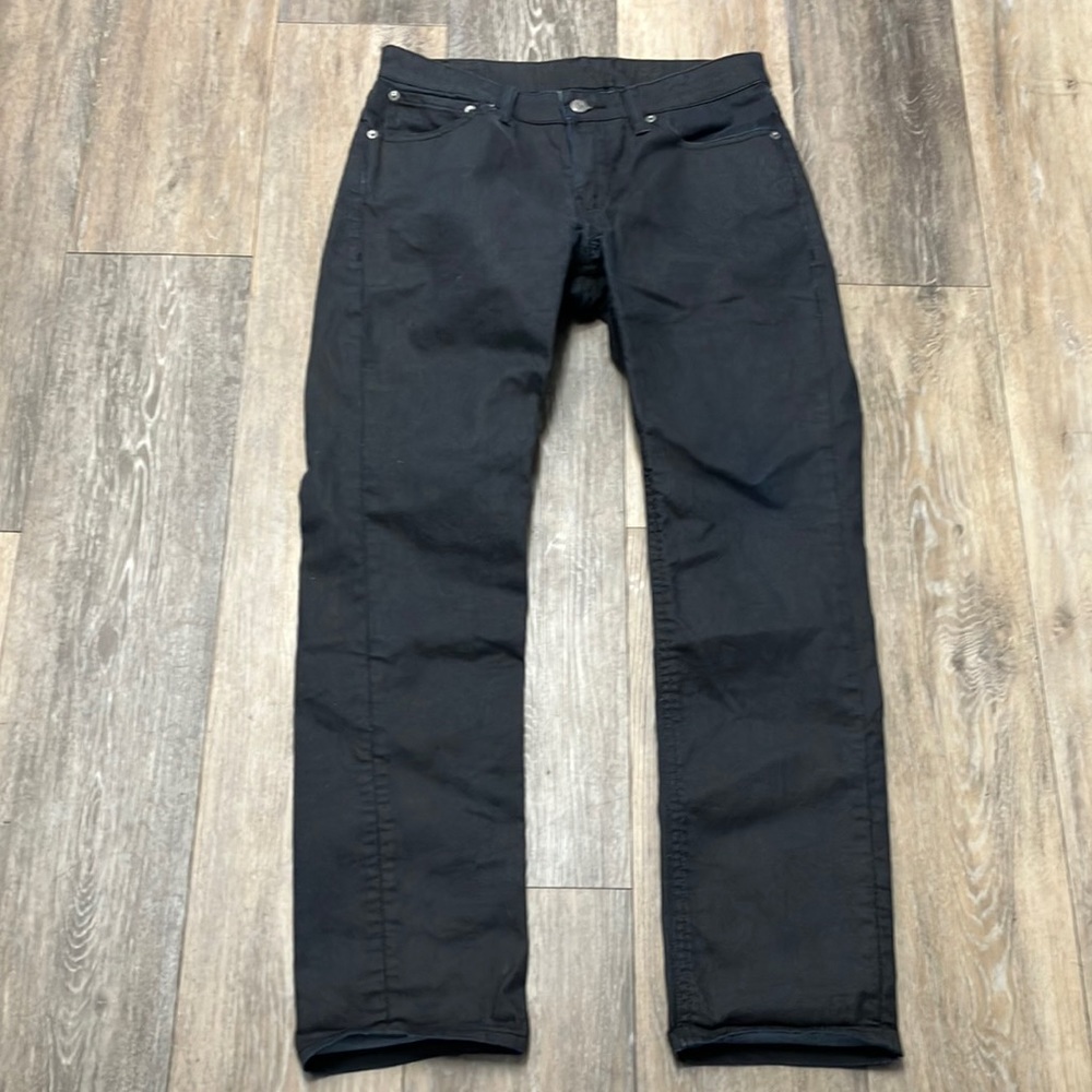 Levi’s 511 Mens Jeans 32 30 Black Wax Finish RARE